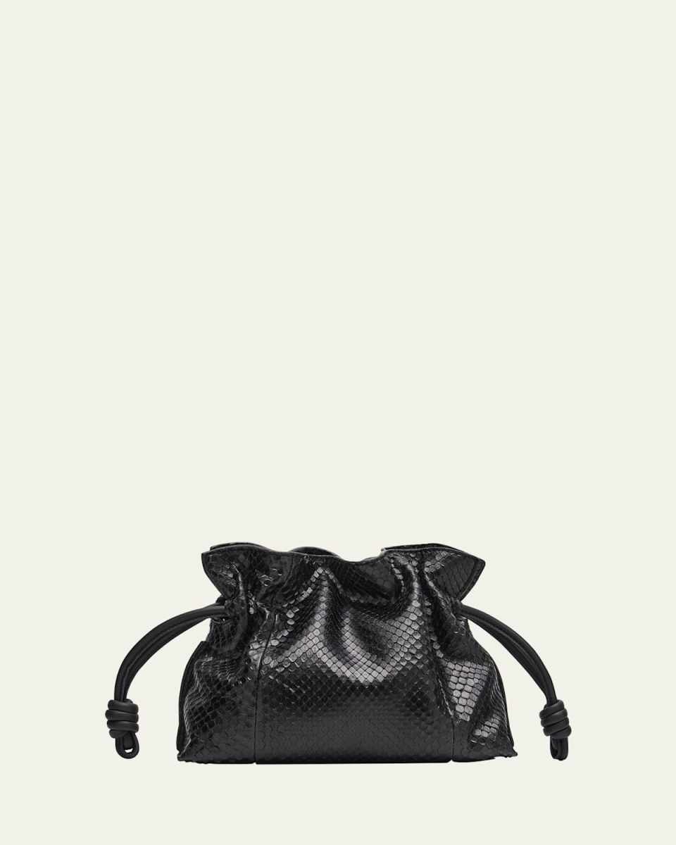 Flamenco Mini Clutch Bag in Python